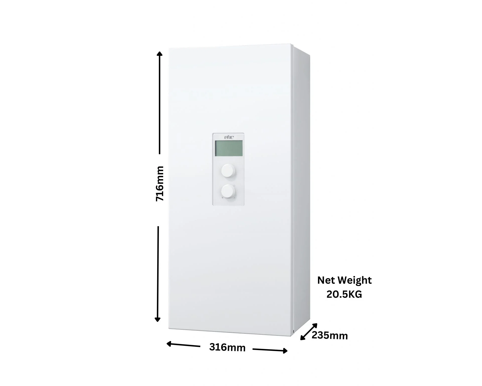 EHC 14.4kW Comet PV Electric Boiler & 150L Direct Cylinder - Image 3