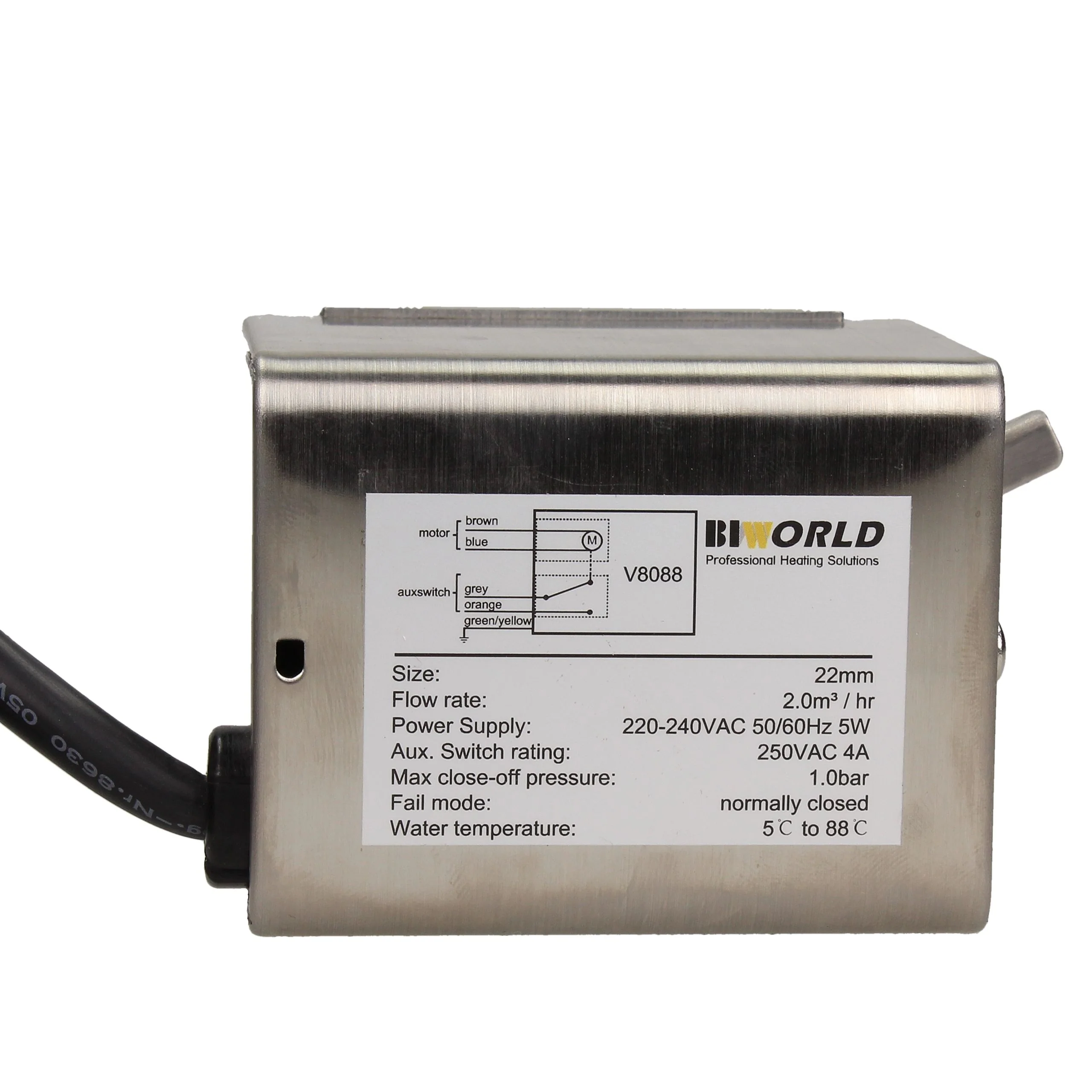 22 mm 2 Port Motorised Zone Valve - Image 3