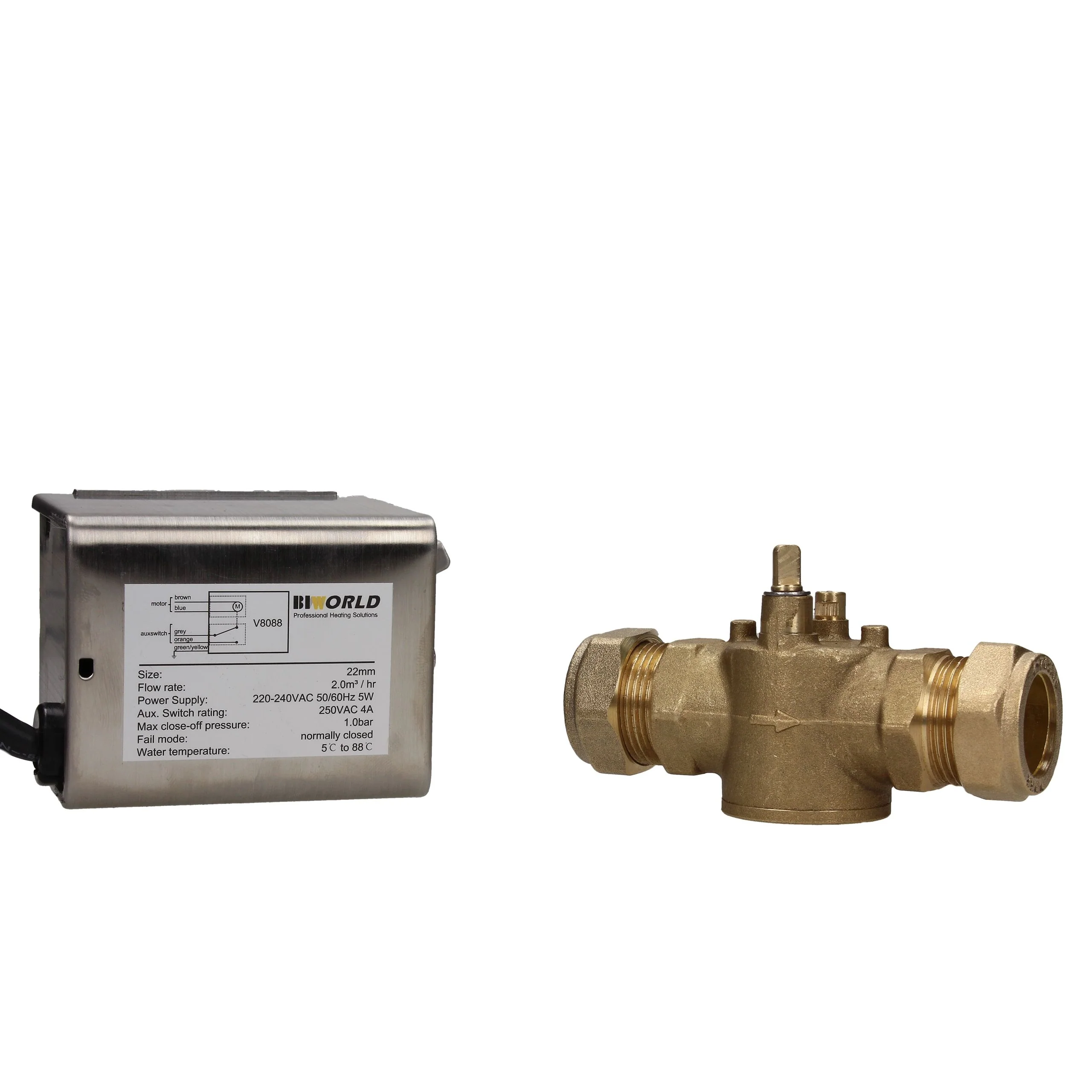 22 mm 2 Port Motorised Zone Valve - Image 4