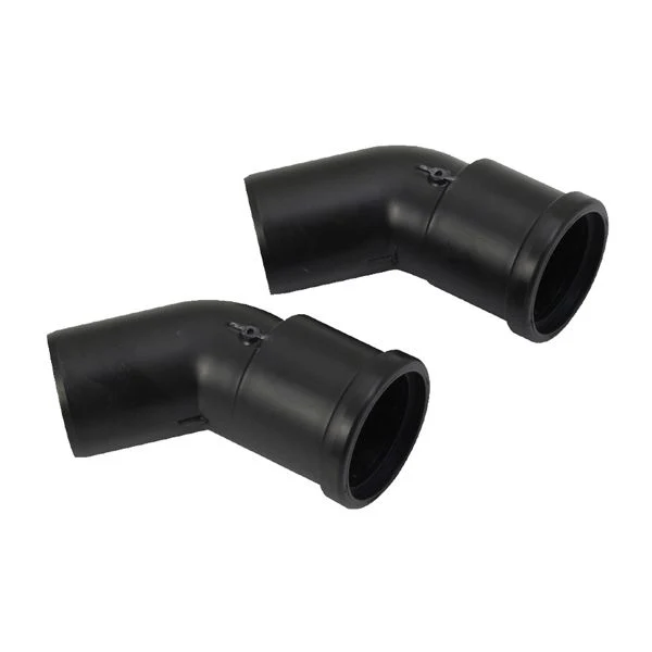 Baxi Multifit 60mm Pair of Black 135° Plume Displacement Bends (ERP)