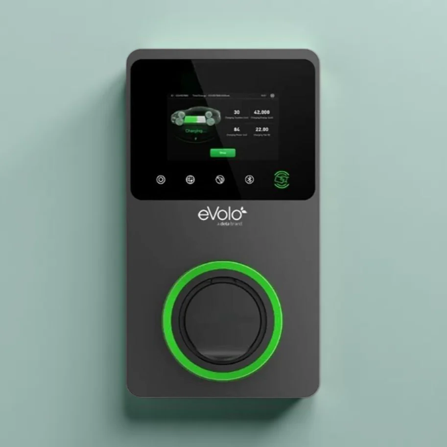 Deta eVolo eVoomXT 7.4kW Single Phase / 22kW Three Phase Communal EV Charge Point - Image 2