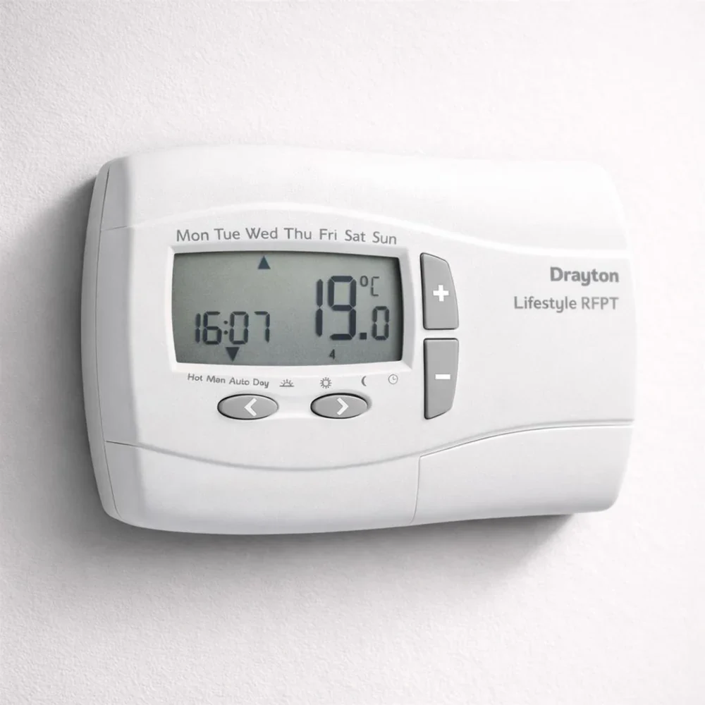 Drayton Lifestyle RFPT Wireless Programmable Room Thermostat | 7-Day | SCR Receiver Included | THD22120 - Image 6