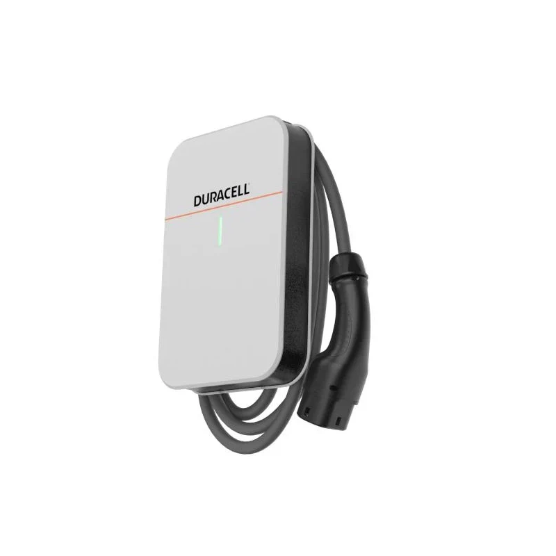 Duracell Energy DuraCharger 7kW Tethered AC EV Charger – Solar Compatible, IP55 – Black & White - Image 3