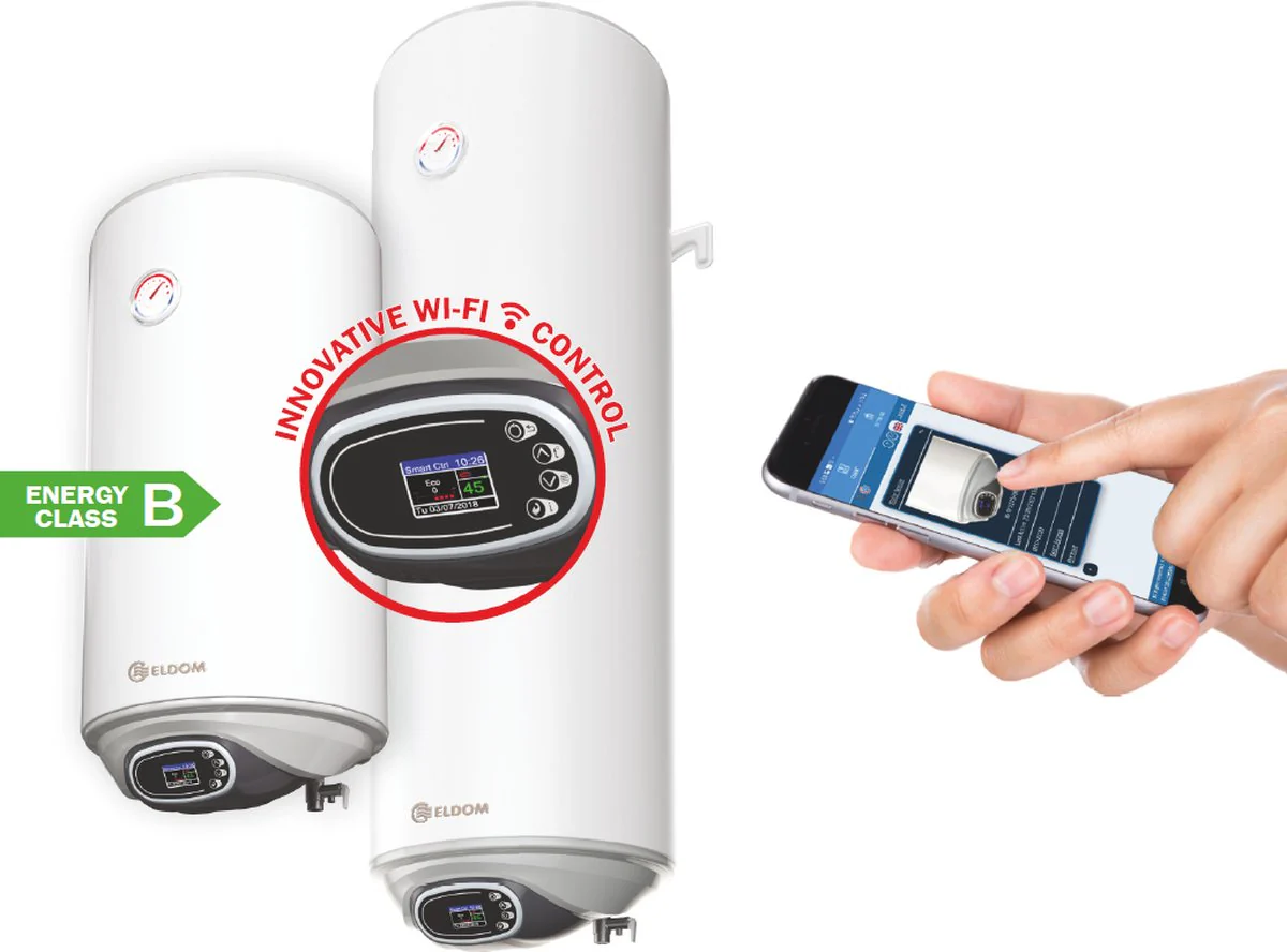 Eldom Favourite 80 Litre Storage Unvented Water Heater 2kW with Wi-Fi Control – Efficient, Smart & Mains Pressure - Image 5