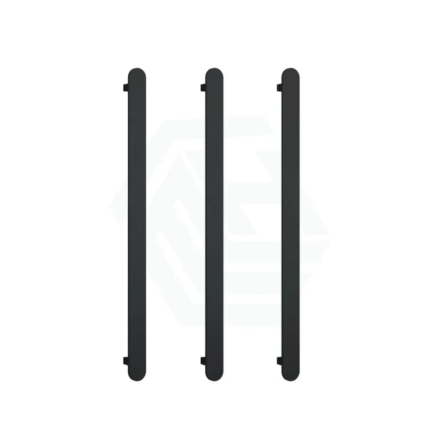 Electric 12V Vertical Heated Towel Bar – Pill Shape 900mm