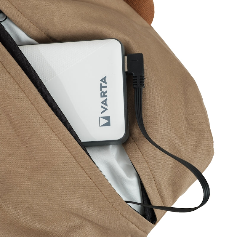 Eurom Warmigo Wireless Heated Cushion Taupe with Varta Powerbank 20,000 mAh - Image 10