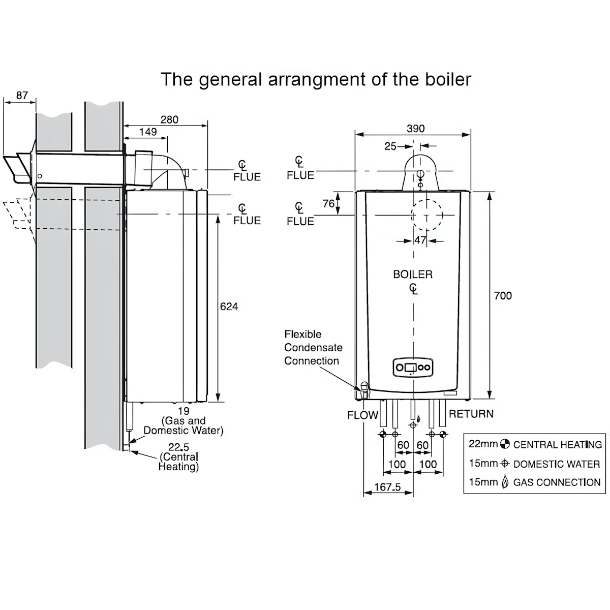 Glow-Worm Direct Rear Flue Kit - Image 2