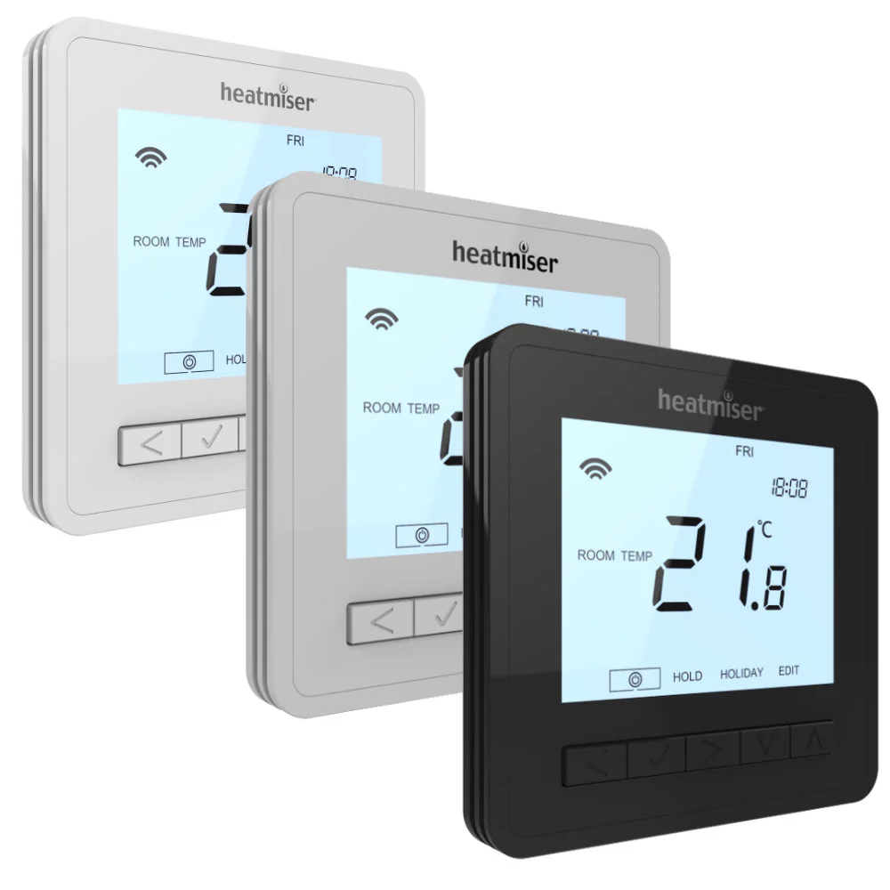 Heatmiser neoAir v3 Wireless Smart Thermostat - Black - Image 3