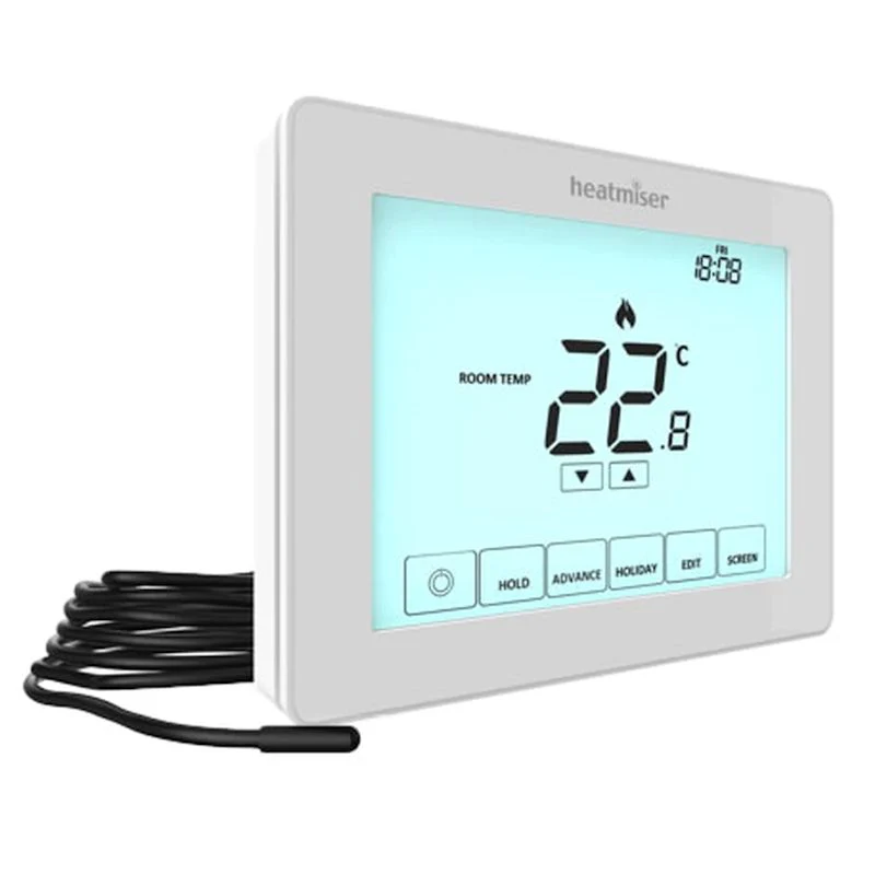 Heatmiser Touch-E Thermostat White v2 - Image 3