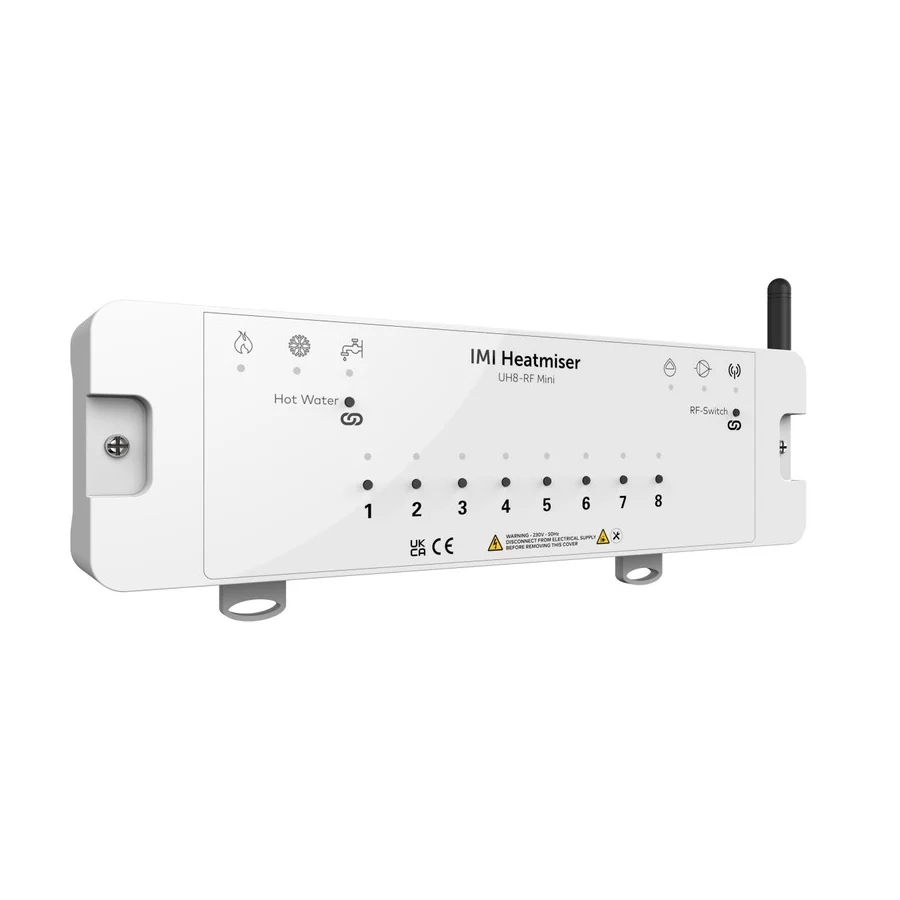 IMI Heatmiser UH8-RF Mini 8 Zone Wireless Wiring Centre - Image 3