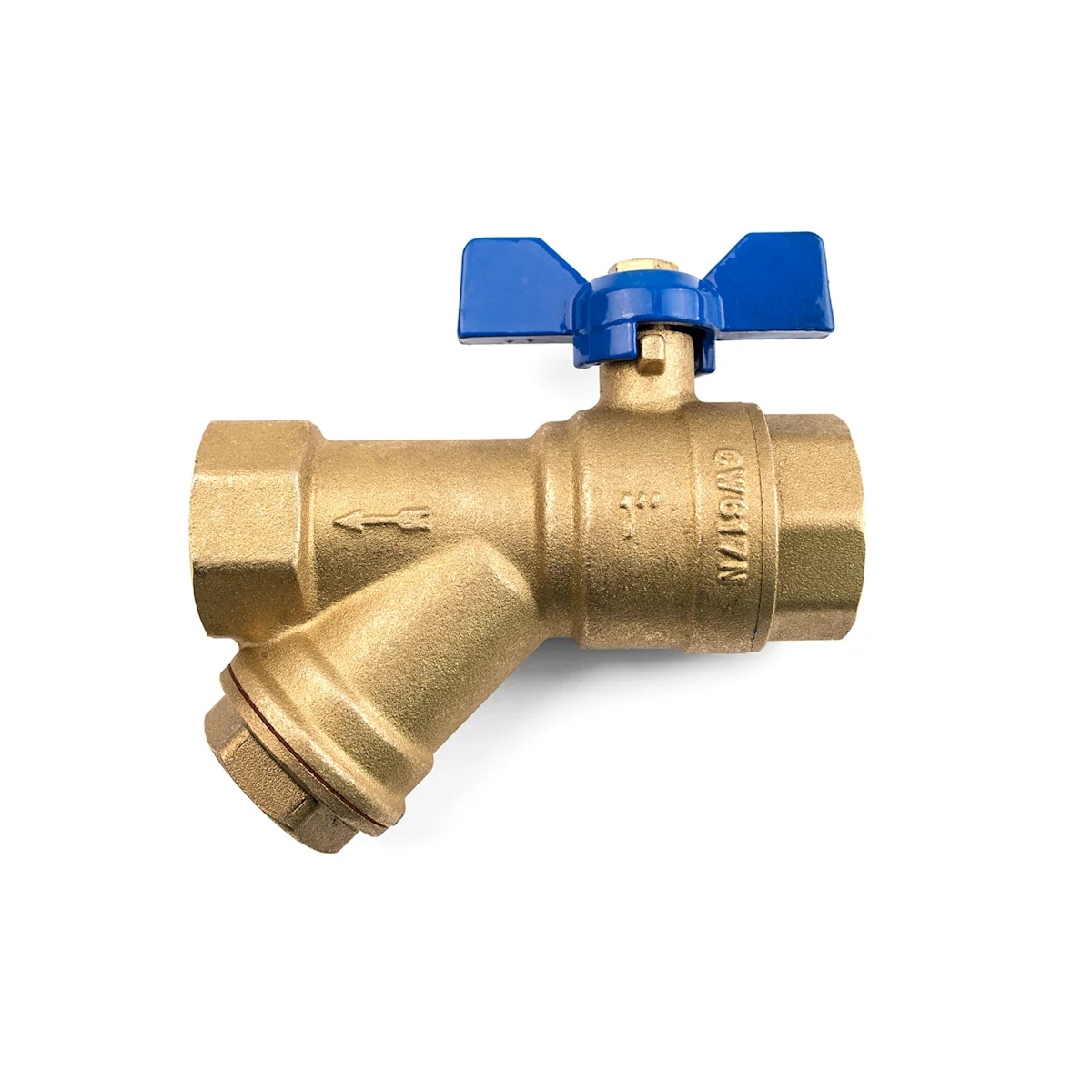 Intatec CBV1 Heat Pump Combi Ball Valve with 400 Micron Filter – 1" BSP