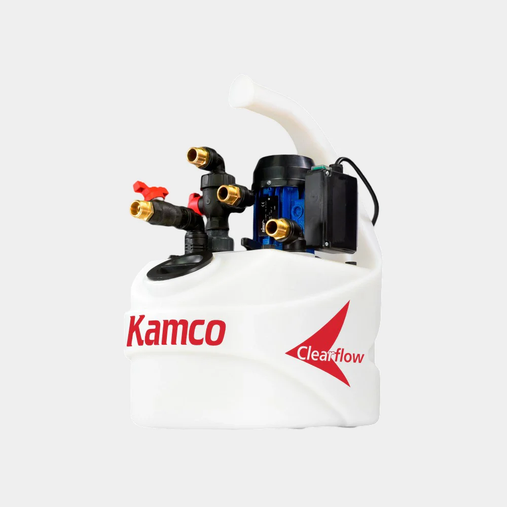 Kamco Clearflow CF20 Compact Power Flushing Pump 230V | With Starter Kit | Up to 15 Radiators | Underfloor Heating | Air Source Applications | 20L Tank - Image 3