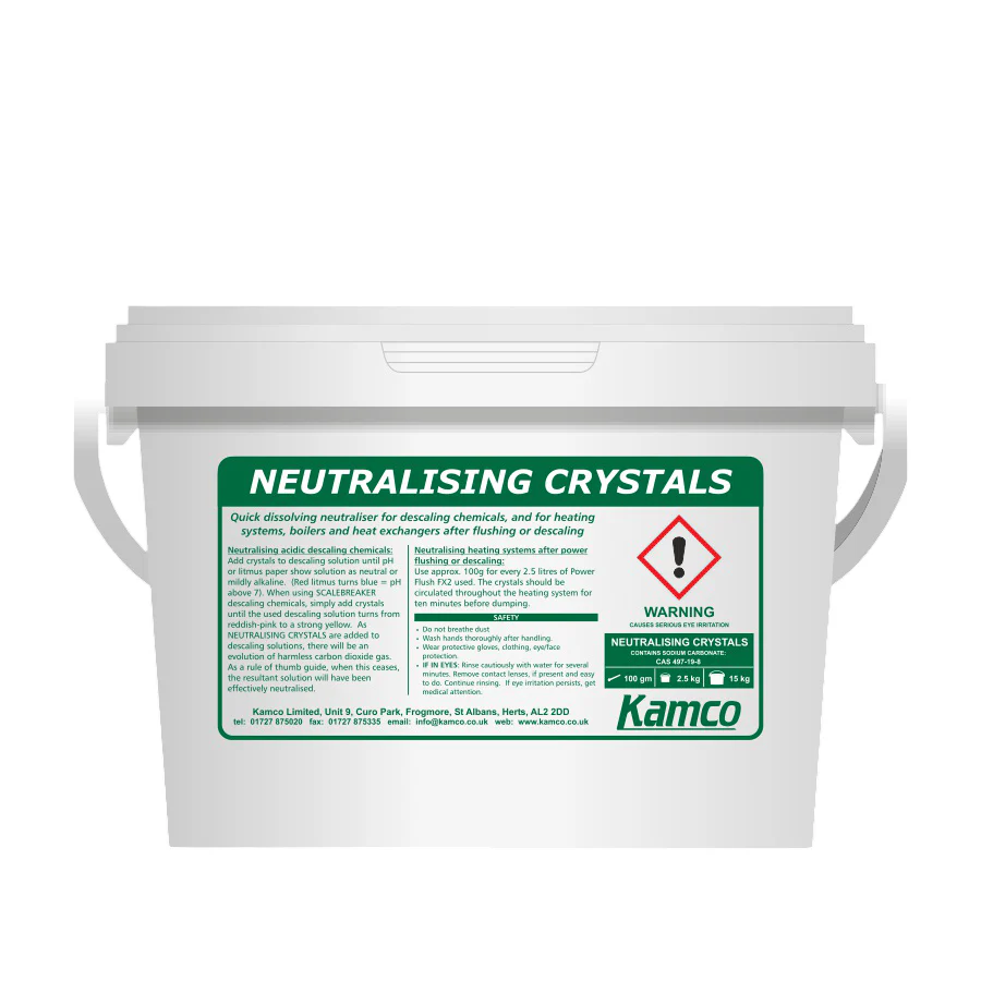 Kamco FX2 Power Flushing Chemical 4-Pack | BFX205 | 4 × 2.5L + Neutralising Crystals | Professional Heating System Flush | Sludge & Scale Remover - Image 3