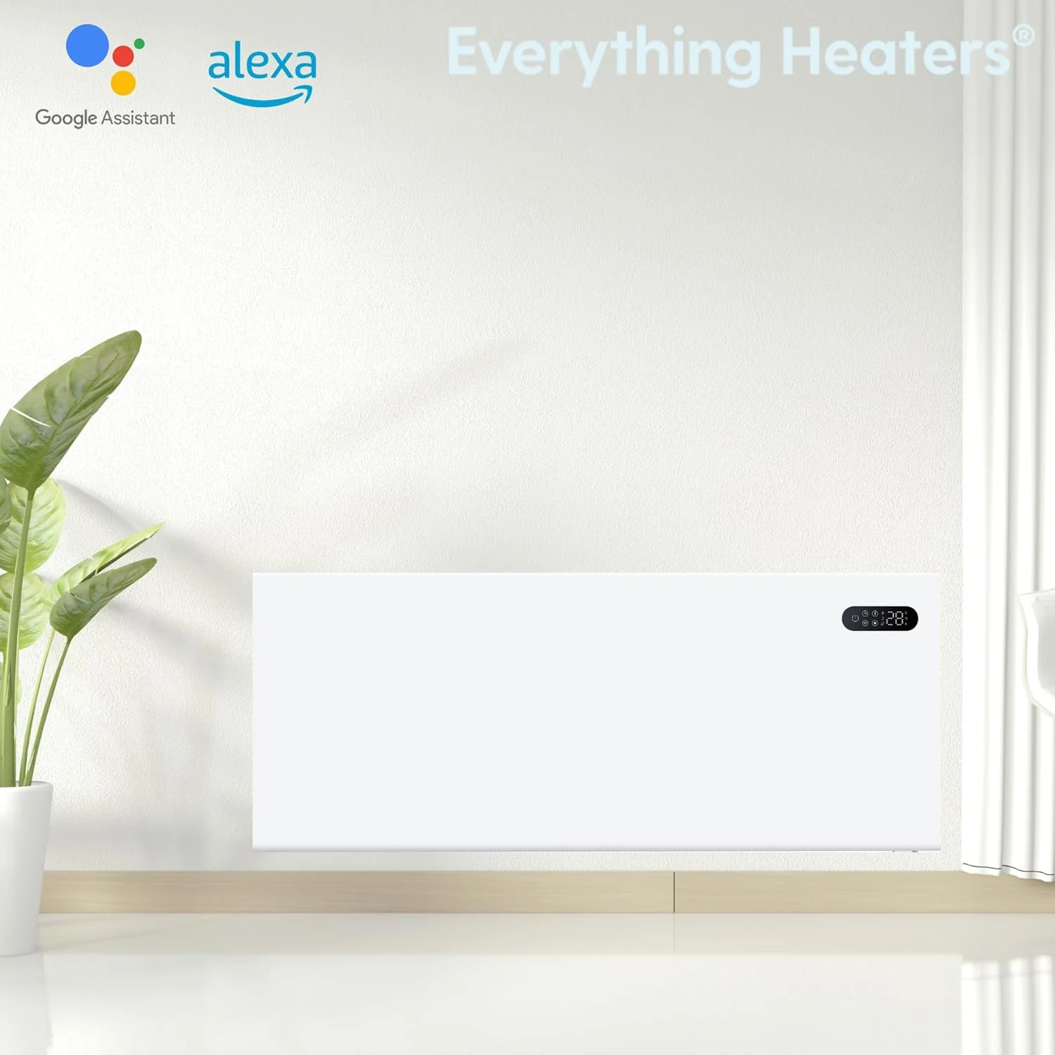 Nido Smart Electric Steel Panel Heater Wall Mounted with Wi-Fi and Remote Control - Image 5