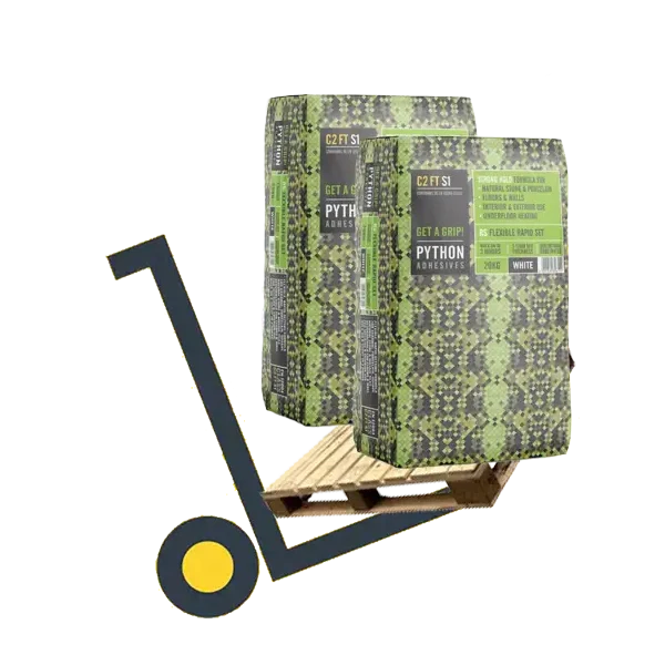 Python RS White Tile Adhesive C2FT S1 – 20kg - Image 3