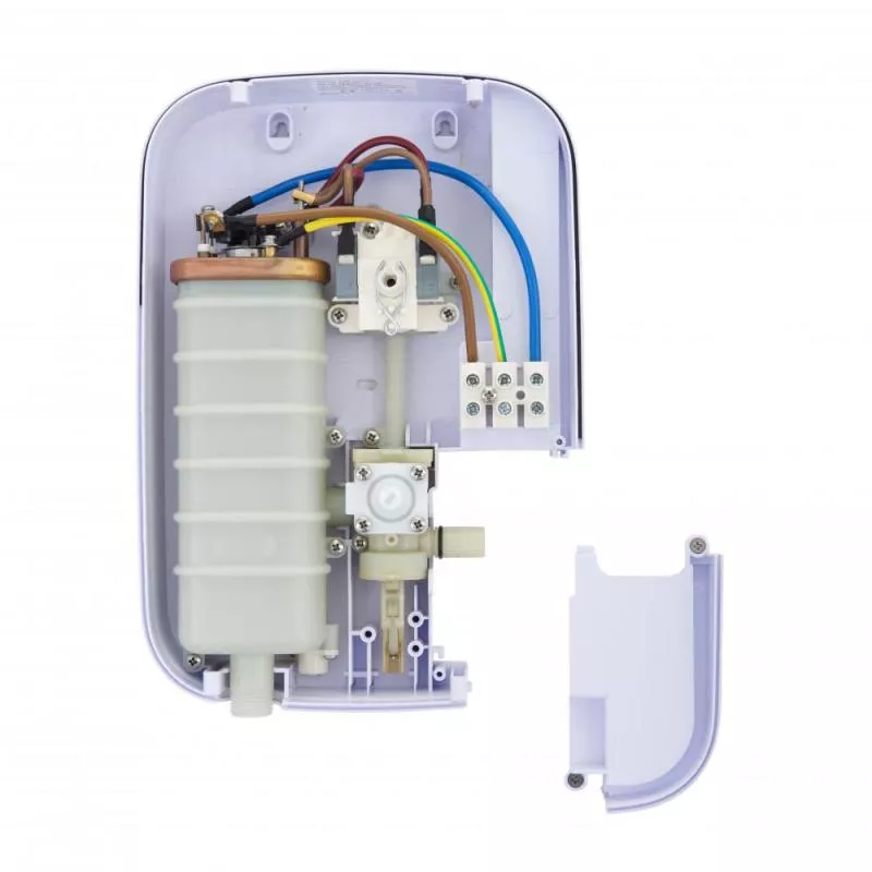 Redring Pure Instant Electric Shower 7.5kW to 10.5kW  — White A-rated Push Button - Image 4