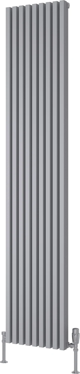 Reina Albano A-ABN18034S Silver Vertical Radiator 350mm x 1800mm