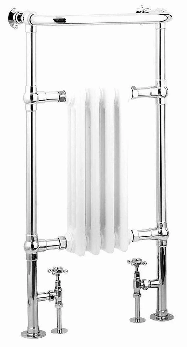 Reina Alicia RND-ALC01 Traditional Radiator with Towel Rail 479mm x 952mm - Image 4
