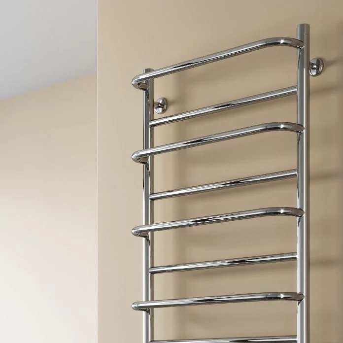 Reina Belbo RNS-BLB082 Polished Stainless Steel Towel Rail 530mm x 820mm - Image 2