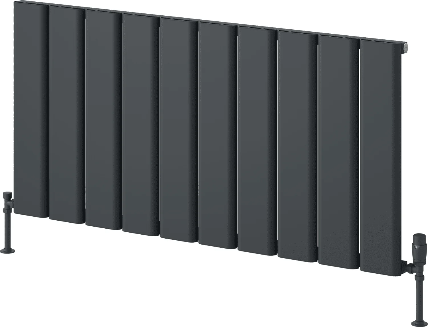 Reina Caldaro A-CDR060124A Anthracite Horizontal Radiator 1245mm x 600mm - Image 4