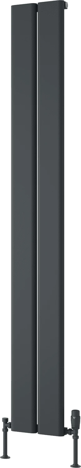 Reina Caldaro A-CDR180024A Anthracite Vertical Radiator 245mm x 1800mm