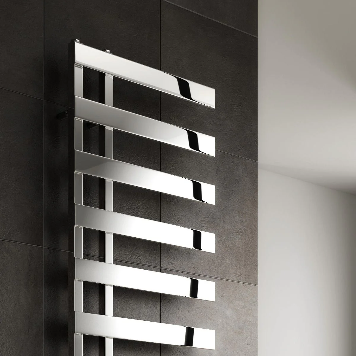 Reina Capelli RNS-CPL5123P Polished Stainless Steel Towel Radiator 500mm x 1235mm - Image 3