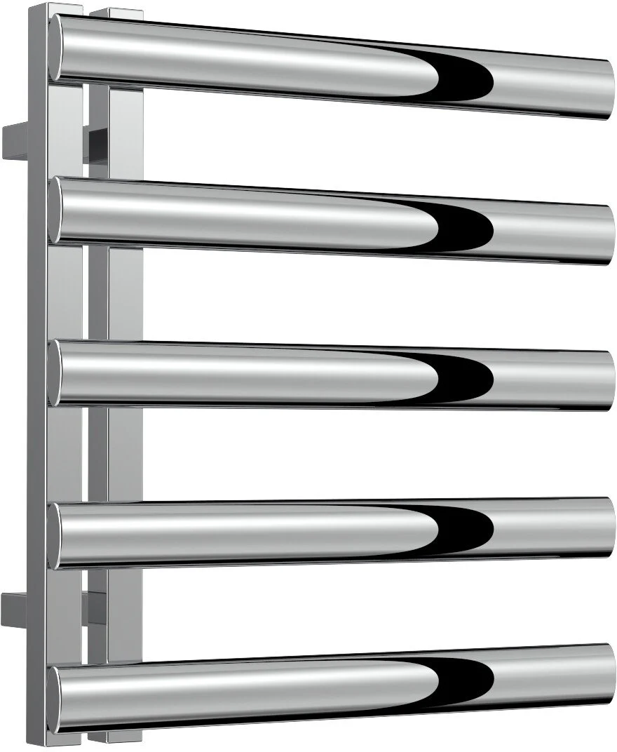 Reina Cavo RNS-CV505P Polished Stainless Steel Towel Rail 500mm x 530mm - Image 3
