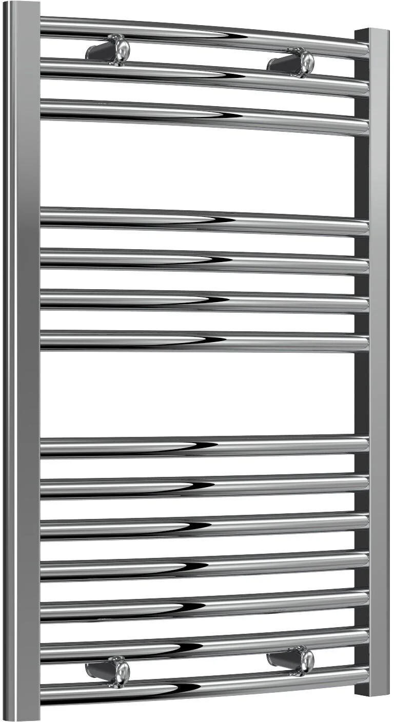 Reina Diva AG50800CC Chrome Curved Towel Rail 500mm x 800mm