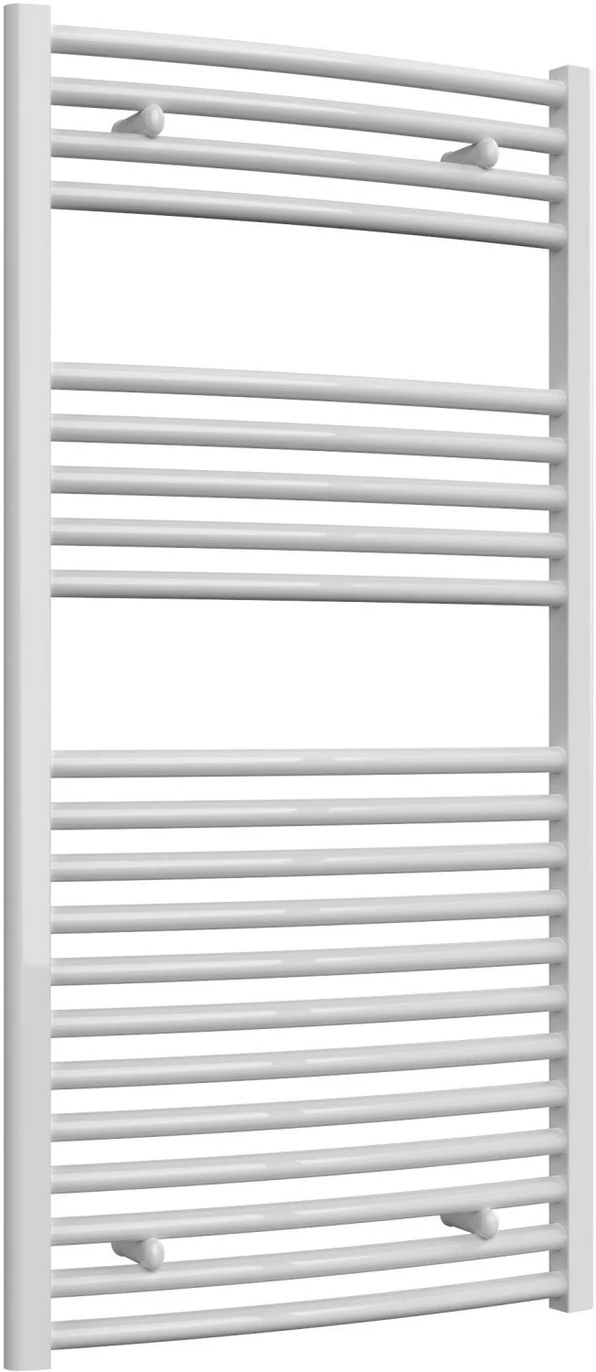 Reina Diva AG60120WF White Flat Towel Rail 600mm x 1200mm - Image 2