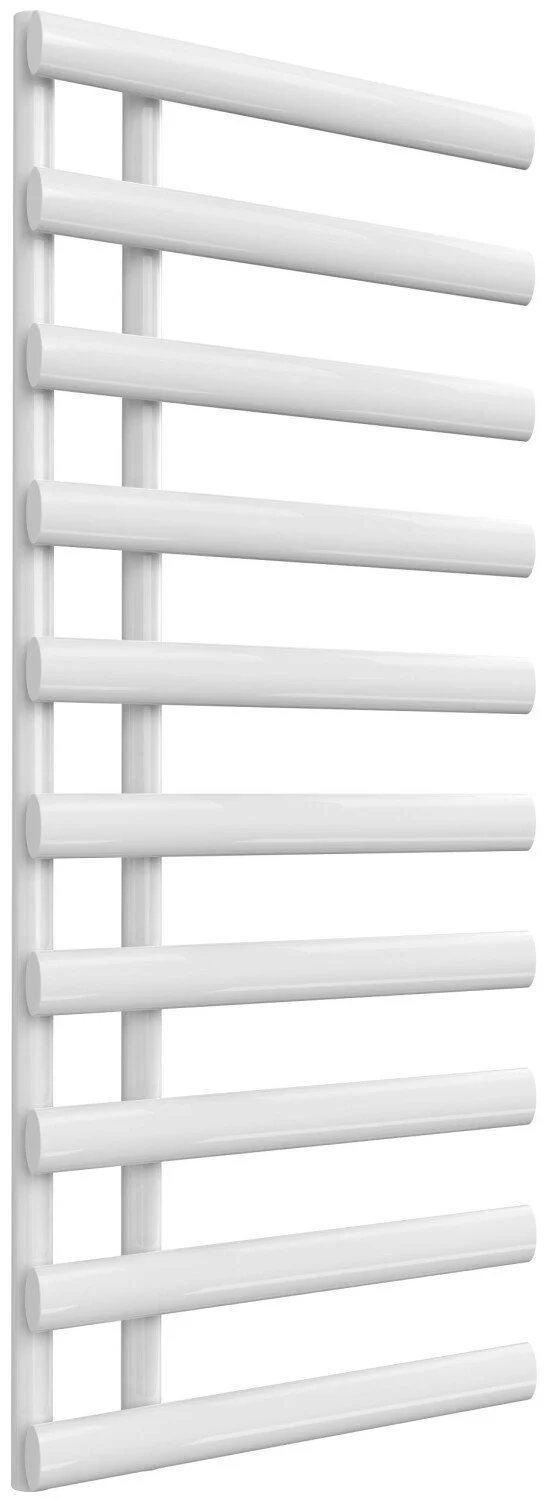 Reina Grace RND-GRC114W White Towel Rail 500mm x 1140mm - Image 2