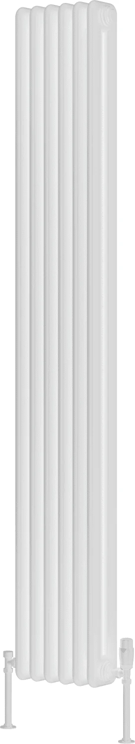 Reina Hedingham RND-HDM18028W White Vertical Steel Radiator 285mm x 1800mm - Image 2