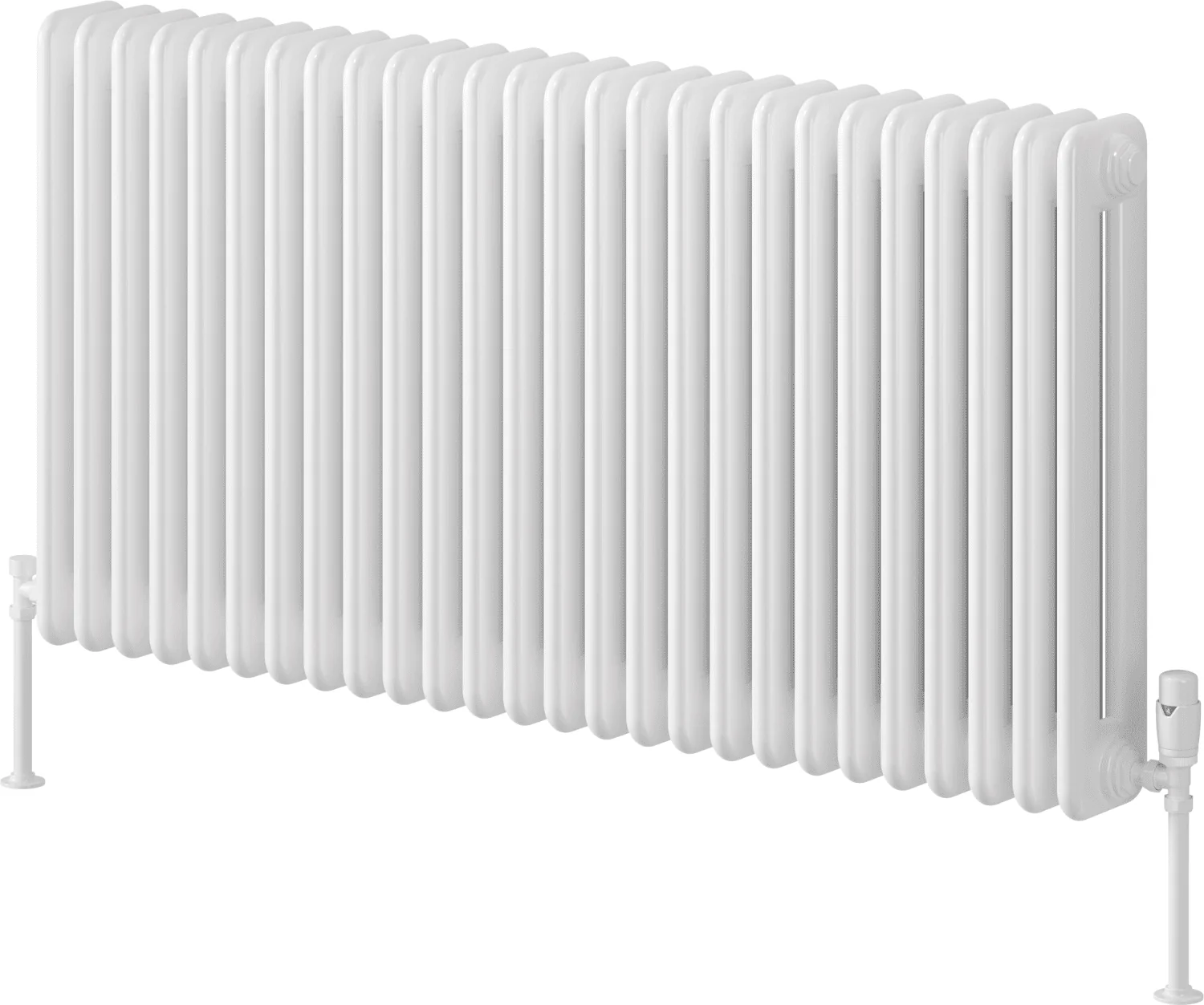 Reina Hedingham RND-HDM6117W White Horizontal Steel Radiator 1175mm x 600mm - Image 3