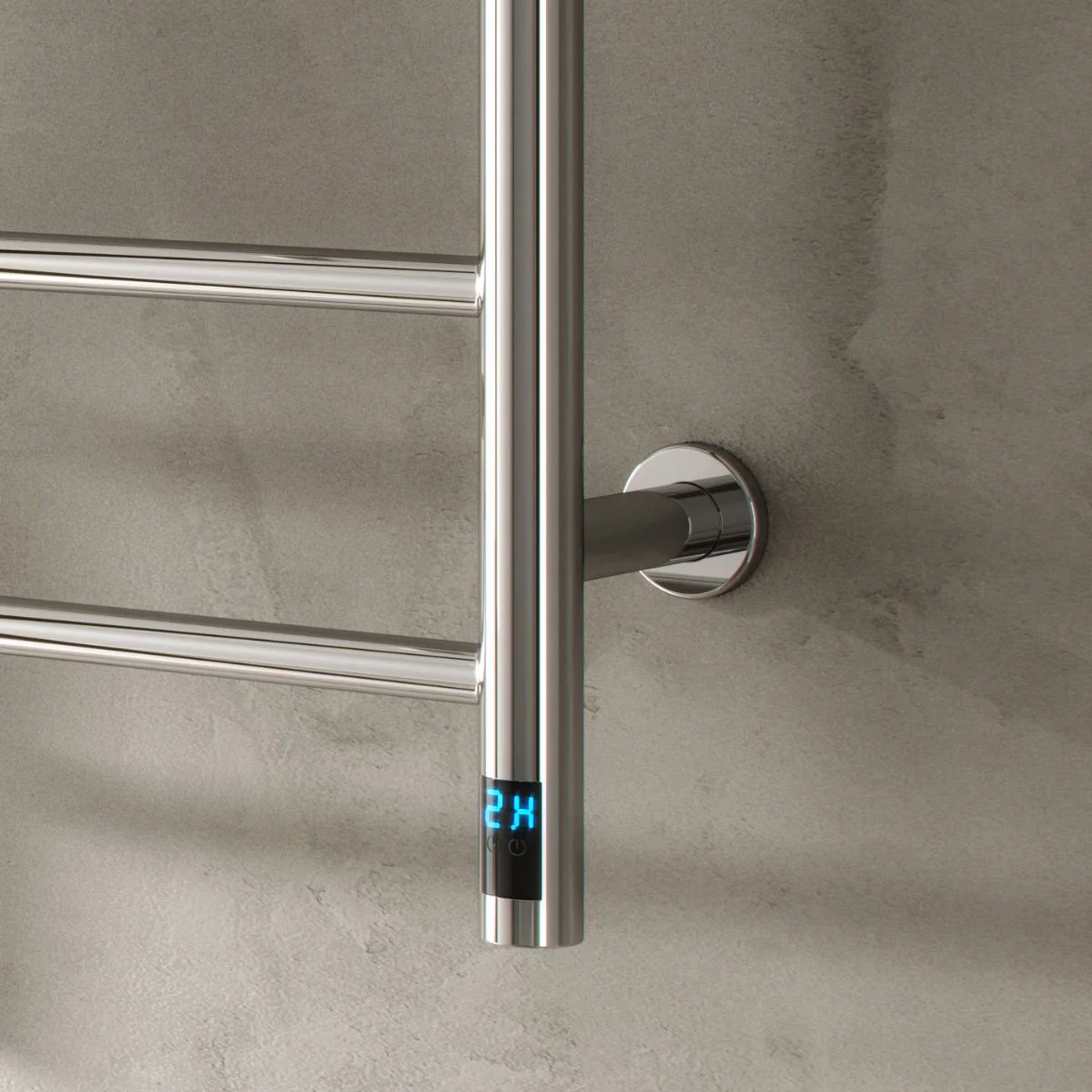 Reina Maira DE-MAR1195K Dry Electric Black Towel Rail 1190mm x 500mm - Image 3