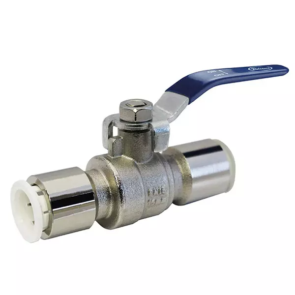 JG Speedfit Reliance Full Bore Ball Valve with Push-Fit Connections