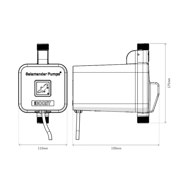 Salamander HomeBoost 1.6 Bar Mains Booster Pump – Intelligent Inline Water Pressure Solution - Image 3