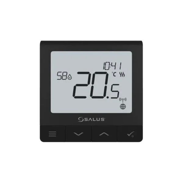Salus Quantum Hard Wired Thermostat - SQ610 Black - Image 2