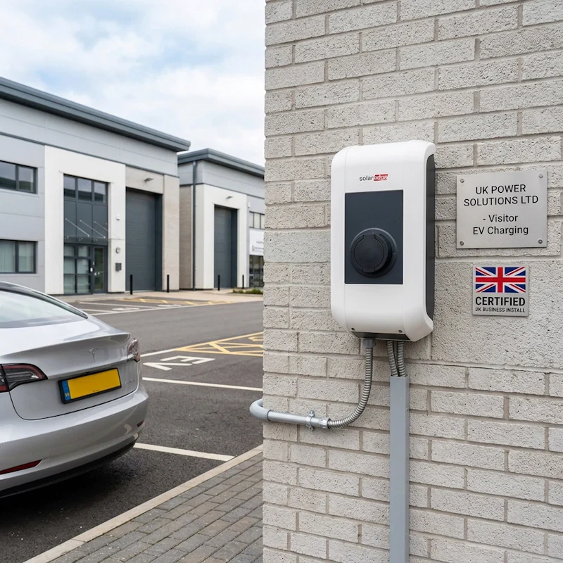 SolarEdge EV Charger 22kW 3-Phase Socket Type 2 RFID MID UK - Image 2