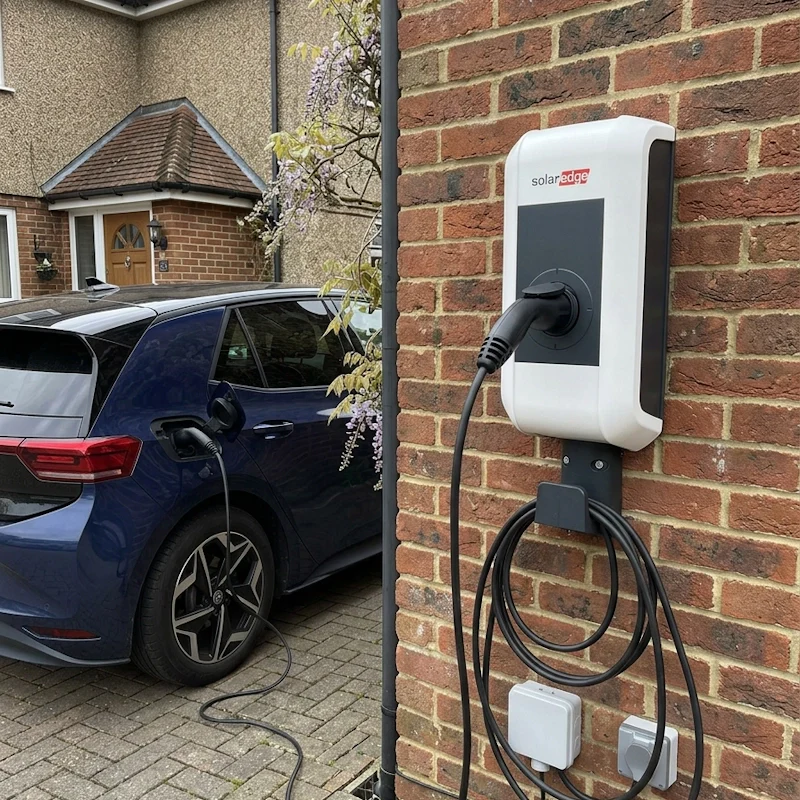 SolarEdge EV Charger 7.4kW 1-Phase 6m Tethered Type 2 Cable UK - Image 2