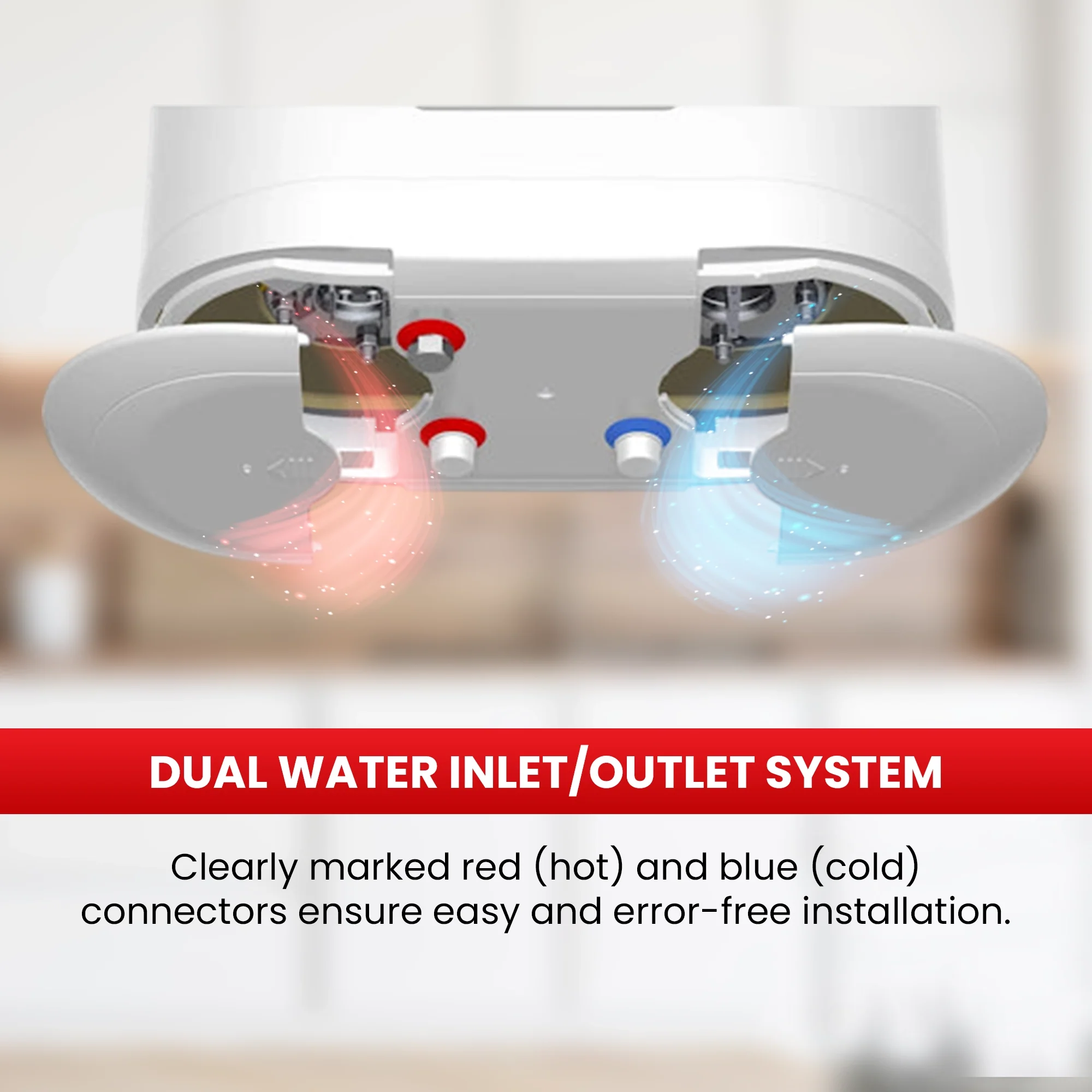 Thermex IF 80 Flat Smart Unvented Storage Water Heater 2 kW – Compact and Energy Efficient - Image 6