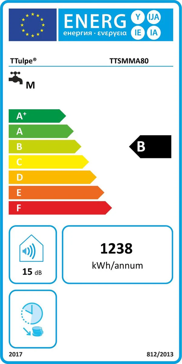TTulpe SmartMaster 80 Litre Slim Unvented Storage Water Heater 3.3 kW with Wi-Fi Control – Slim, Smart & High-Pressure - Image 15