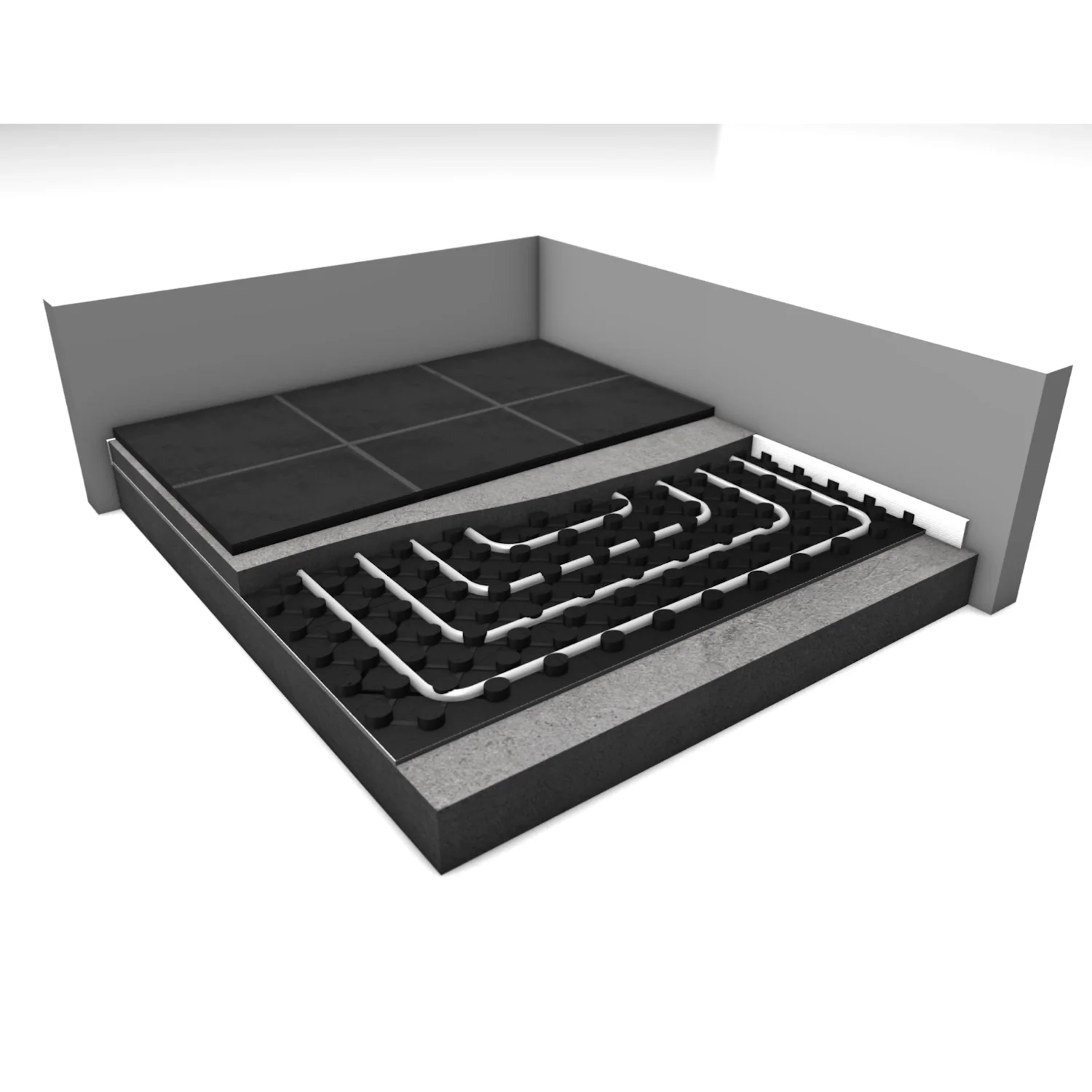 Underfloor Heating 20mm Castellated Floor Panel for 15mm and 16mm Pipe | 1220 x 820 x 18mm (1m²) - Image 2
