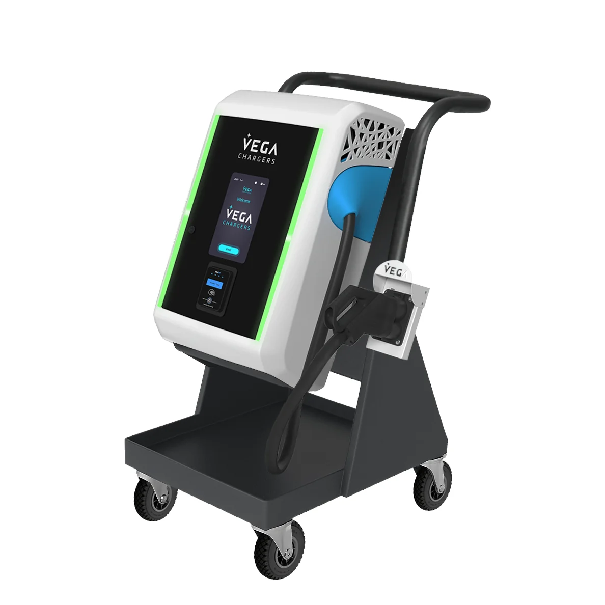 VEGA Chargers ALOHA Gravity DC 40kW EV Charging Station – Compact Wall or Pedestal DC Fast Charger - Image 3