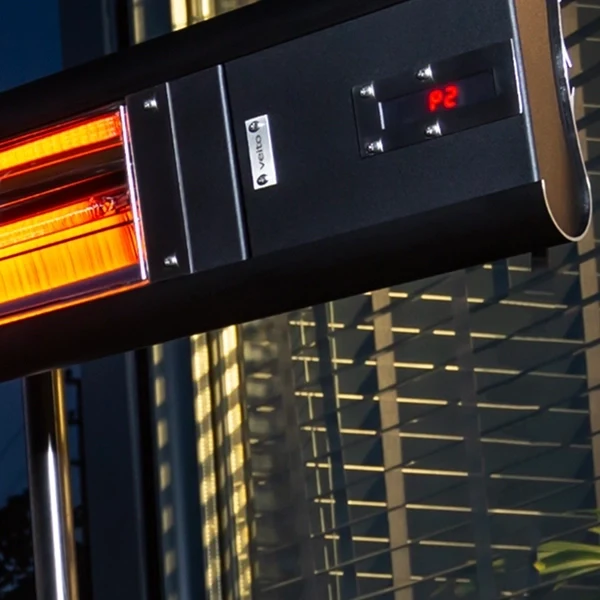 Veito Aero 2500 Black Patio Carbon Infrared Heater - Image 3