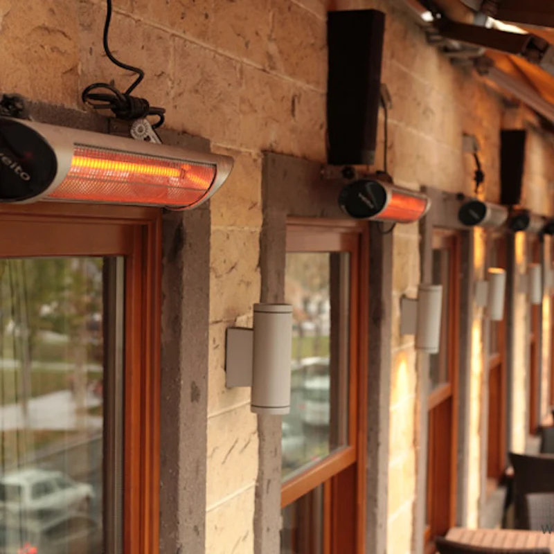 Veito Blade S 2500 Silver Patio Carbon Infrared Heater - Image 3