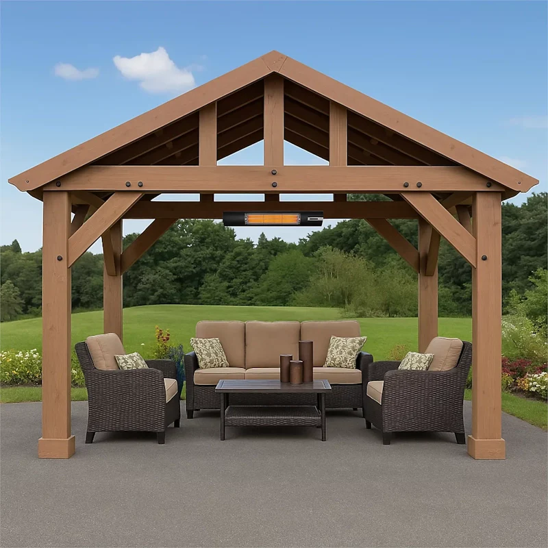 Veito Space S 2500 Black - Patio Carbon Infrared Heater - Image 4