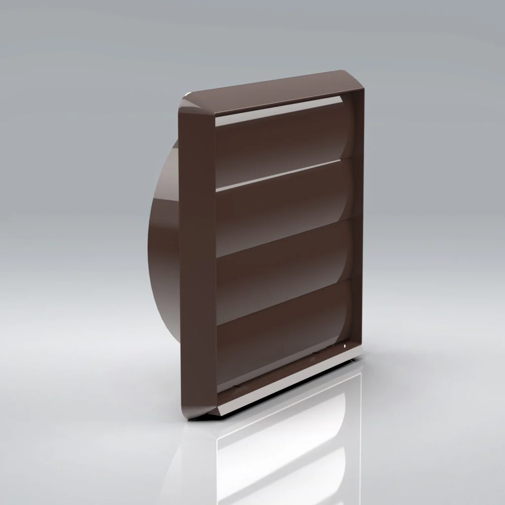 Verplas 150mm External Gravity Grille Multi-Colour - Image 2