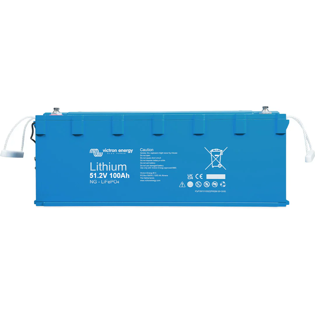 Victron Energy LiFePO4 Battery 12.8V 100Ah NG BAT512110620 1.28kWh Compact Lightweight 9kg Marine Motorhome Caravan
