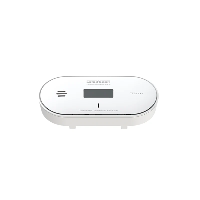 Wisualarm Wireless Carbon Monoxide Alarm | 10-Year Sealed Battery | LCD CO + Temp + Humidity Display - Image 3